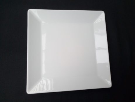 Vierkant plat bord van 19 cm