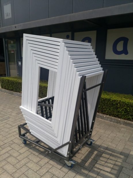 Luxe statafel design wit - Afbeelding 3