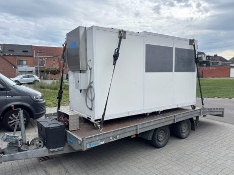 Koelwagen op aanhanger